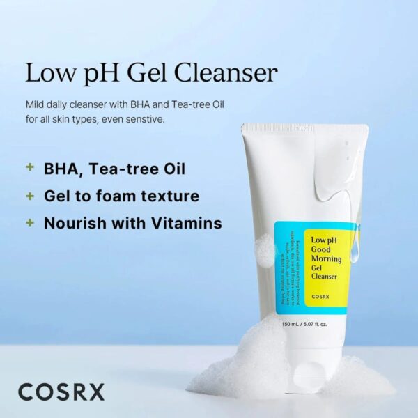 PH Good Morning Gel Cleanser (Cosrx) - Image 2