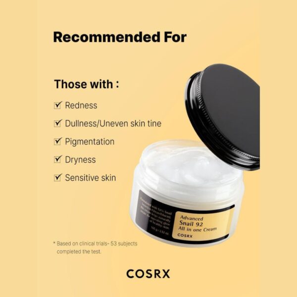 All In One Snail Cream 92 (Cosrx) - Image 3
