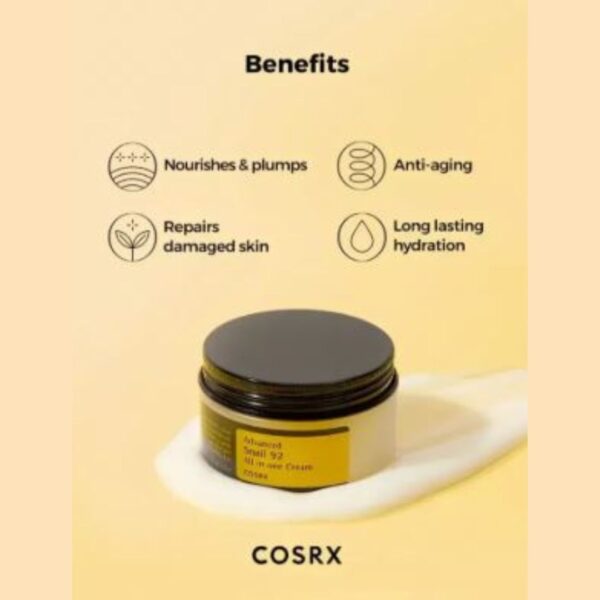 All In One Snail Cream 92 (Cosrx) - Image 4