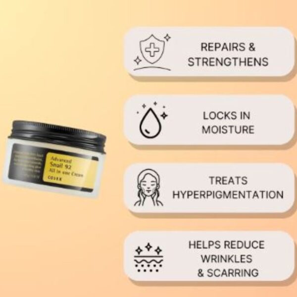 All In One Snail Cream 92 (Cosrx) - Image 5