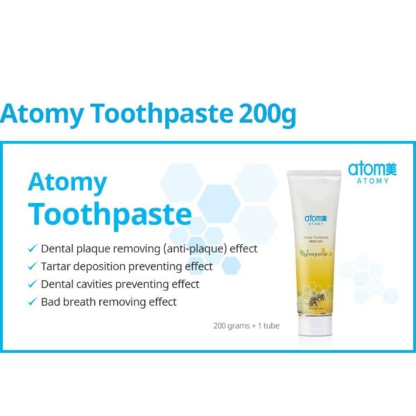 Atomy Propolis Toothpaste-200gm (2 Pcs) - Image 2