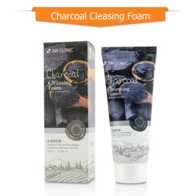3W Clinic Charcoal Cleansing Foam Facewash