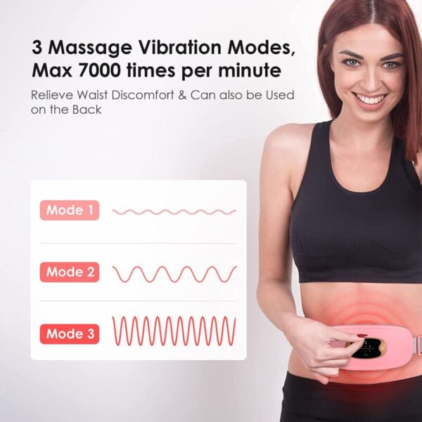 Heating Pad for Period Cramps & Vibration Slimming Massage Belt - Image 6