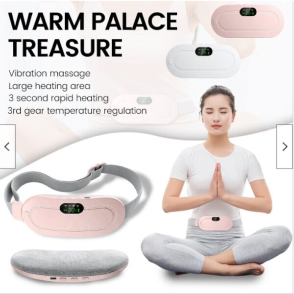 Heating Pad for Period Cramps & Vibration Slimming Massage Belt - Image 7