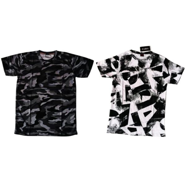 Print Round Neck T-shirt