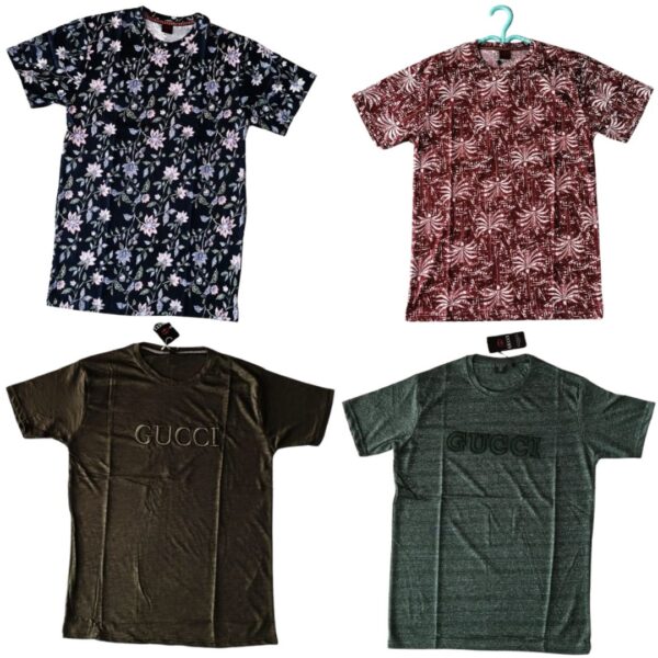 Print & Colouring Round Neck T-shirt