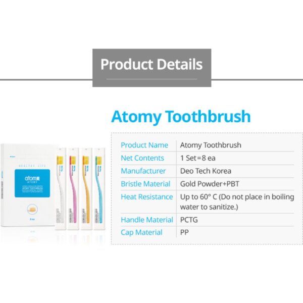 Atomy Toothbrush For Adult-1 Box(8 Pcs) - Image 5