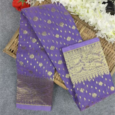 Half Silk Jamdani Saree