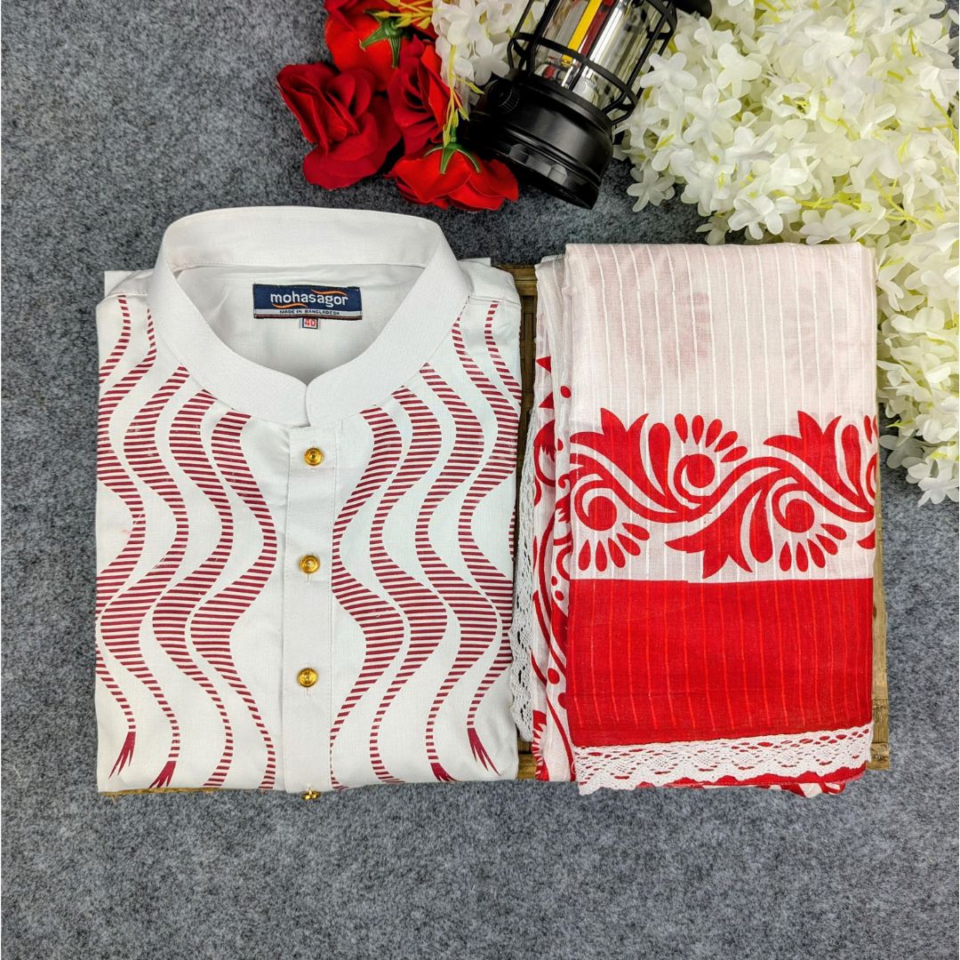 Festive Special Couple Set – Puja Edition