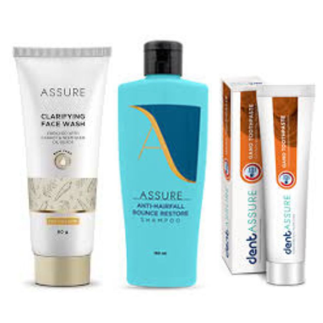 Assure Toothapaste, Facewash & Shampoo